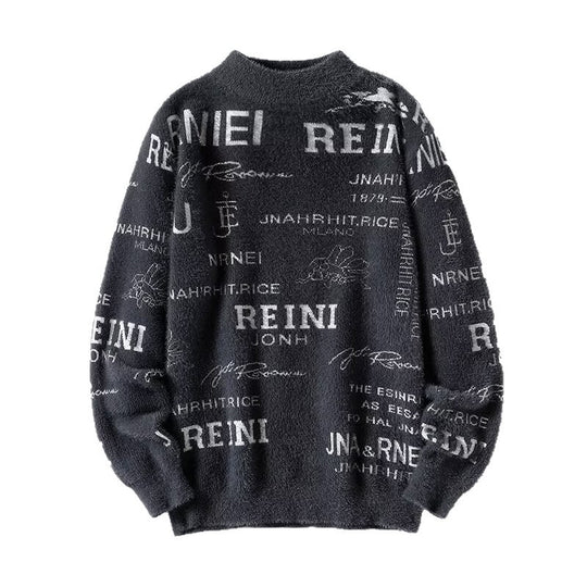 Damen Kuscheliger Oversized Pullover mit hohem Kragen Shop Nory