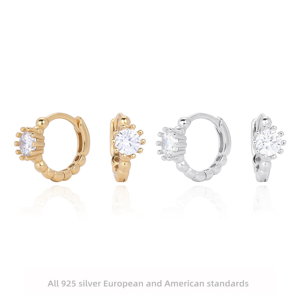 Damen Ohrhänger mit funkelndem 5A Zirkon und hochwertigem 925 Sterling Silber Shop Nory