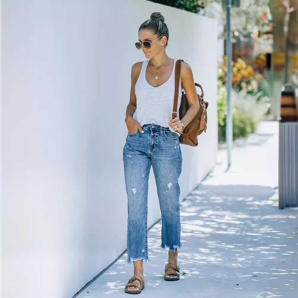 Damen Skinny High-Waist Jeans