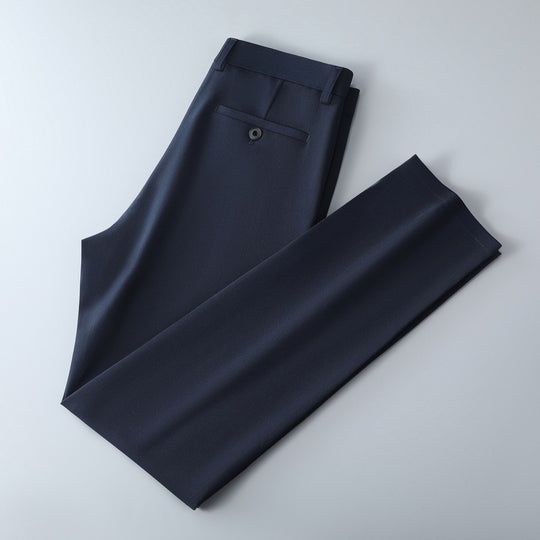 Herren Schmal geschnittene Anzughose aus Stretchtwill mit geradem Bein Shop Nory