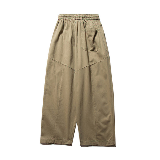 Unisex Weite Culotte-Hose mit elastischem Bund und Kordelzug Shop Nory