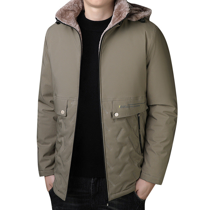 Herren Thermo-Parka mit Teddyfutter und Kapuze Shop Nory