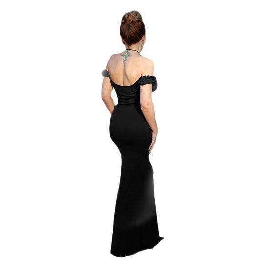 Damen Asymmetrisches One-Shoulder-Minikleid mit Raffung, Tailliertem Stretch-Schnitt und langem Ärmel Shop Nory