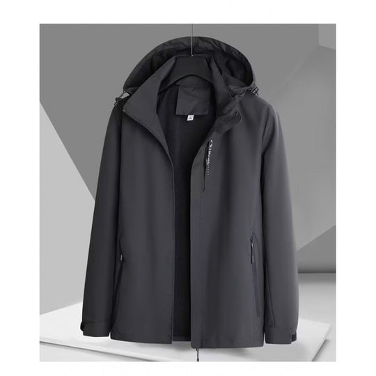Herren Wind- und Wasserabweisende Softshelljacke mit Kapuze, atmungsaktiver Membran und verdecktem Reißverschluss Shop Nory