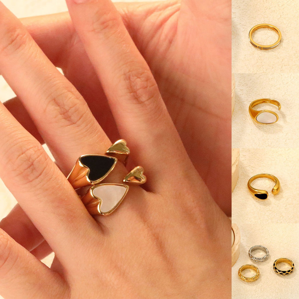 Damen Ring mit einzigartigem strukturiertem Design Shop Nory