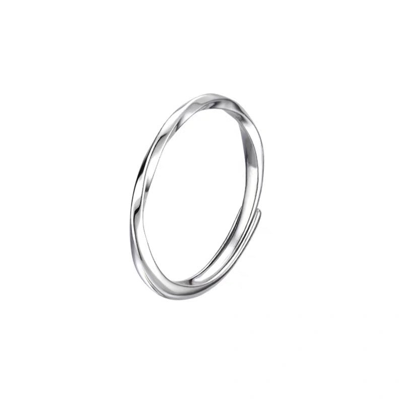 Damen Ring mit elegantem, geschwungenem Design und minimalistischer Ästhetik Shop Nory