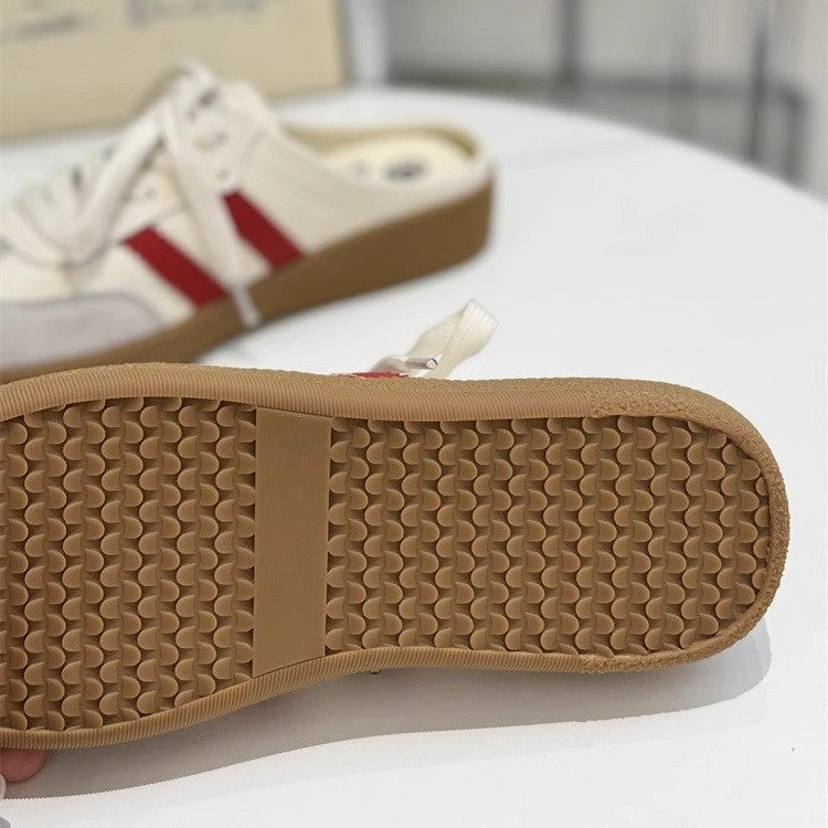 Damen Komfortable Slip-On Sneaker mit modischen Akzenten
