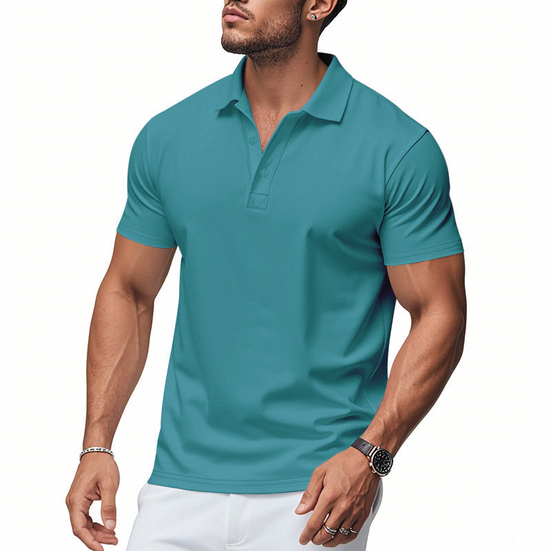 Herren Polohemd mit modernem Schnelltrocknungsstoff und eleganter Passform