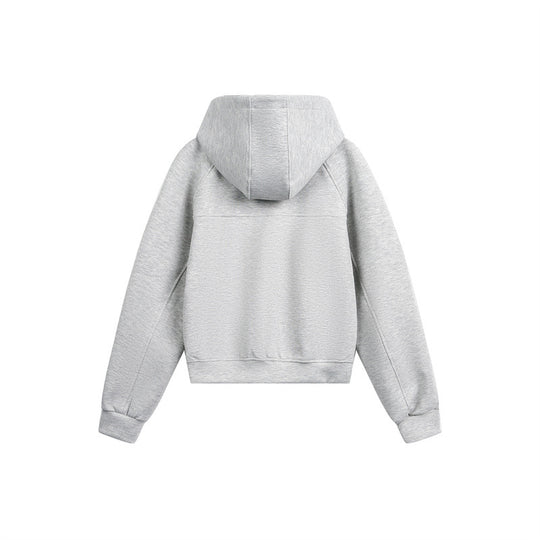 Unisex Kapuzen-Sweatjacke mit Zwei-Wege-Reißverschluss und Boxy-Schnitt Shop Nory