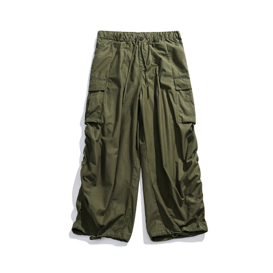 Damen Weite Cargo‑Culotte mit elastischem Tunnelzugbund und Saumkordel Shop Nory
