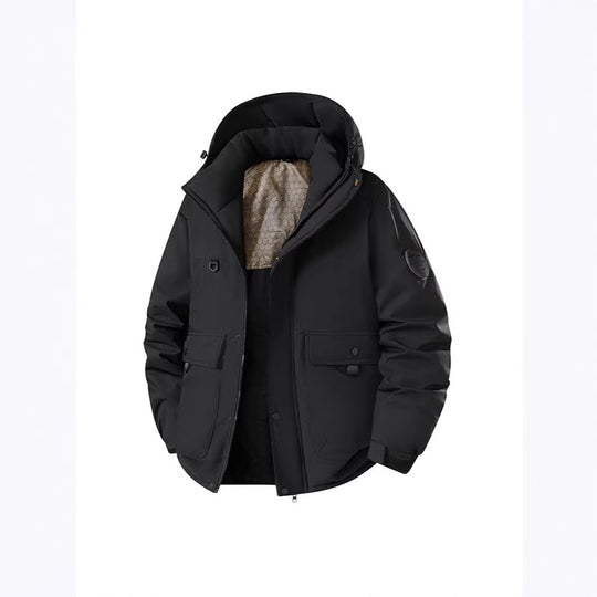 Herren Isolierter Urban-Parka mit Stehkragen und verdeckter Kapuze Shop Nory