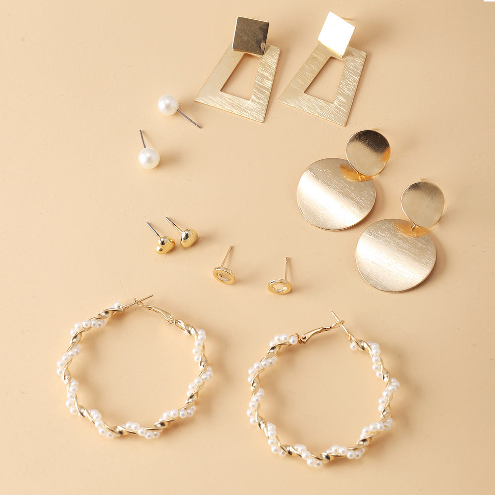Damen Schmuckset mit eleganten Ohrringen und modischen Anhängern Shop Nory