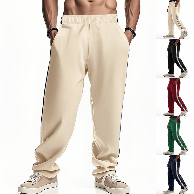 Herren Sportliche Sweatpants mit seitlichen Streifen