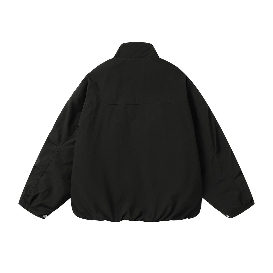 Unisex Boxy-Kurzjacke mit hohem Stehkragen und Ballonärmeln Shop Nory