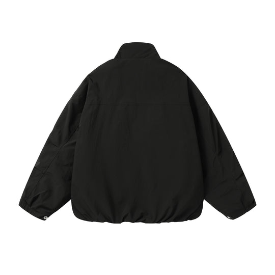 Unisex Boxy-Kurzjacke mit hohem Stehkragen und Ballonärmeln Shop Nory