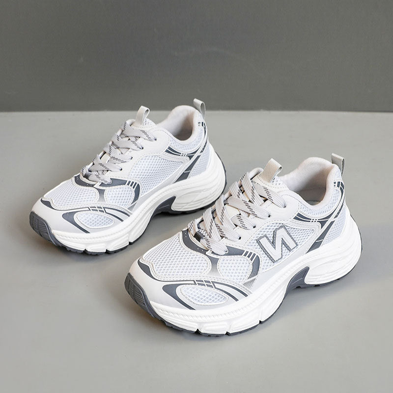 Damen Sportliche Laufschuhe mit atmungsaktivem Mesh-Obermaterial und dämpfender Sohle Shopnory