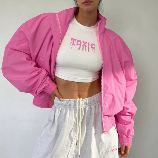 Damen Lässige Oversized Freizeitjacke