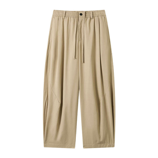 Damen weite Culotte-Hose mit elastischem Bund und Tunnelzug Shop Nory
