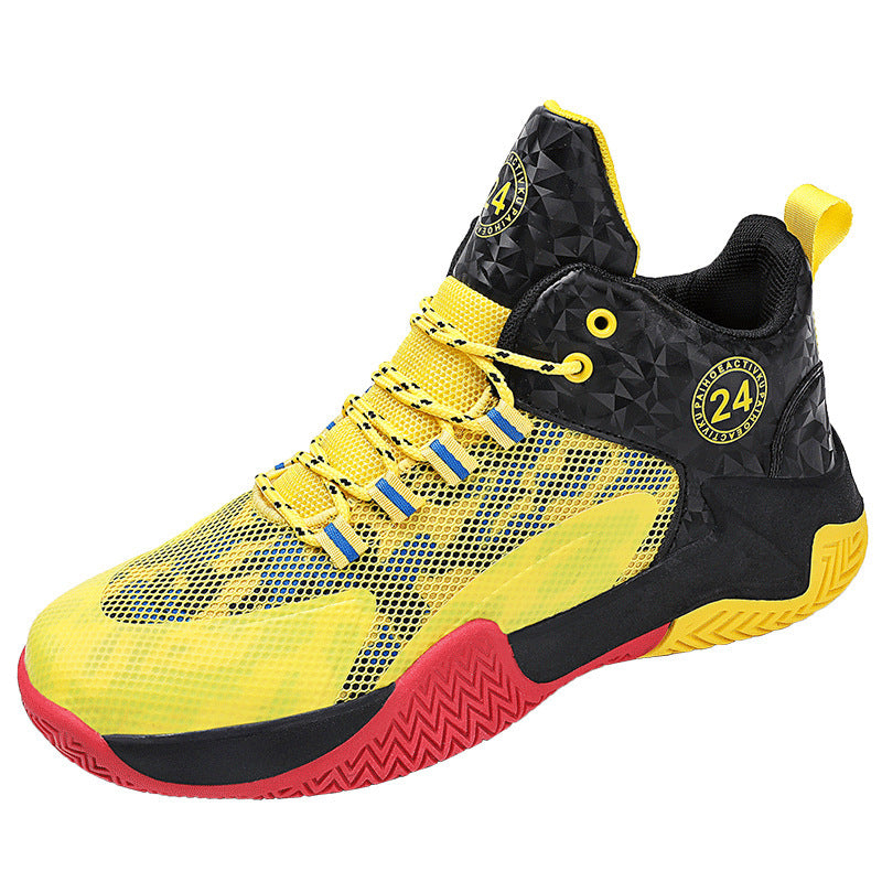 Herren High-Top Basketball-Sneaker mit verstärkter Zehenkappe, stabiler Fersenstütze und multidirektionaler Traktionssohle Shop Nory