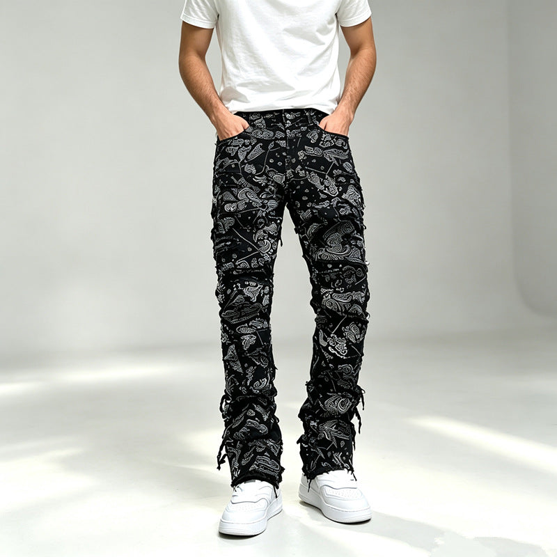Herren Modische Cargo-Hose mit vielseitigem Muster Shop Nory
