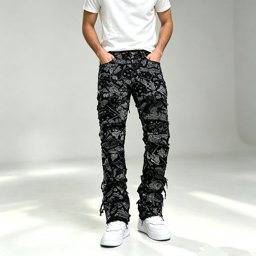Herren Modische Cargo-Hose mit vielseitigem Muster Shop Nory
