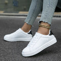 Damen nan minimalistische Sneaker im veganen Lederlook mit gepolsterter Komfortsohle