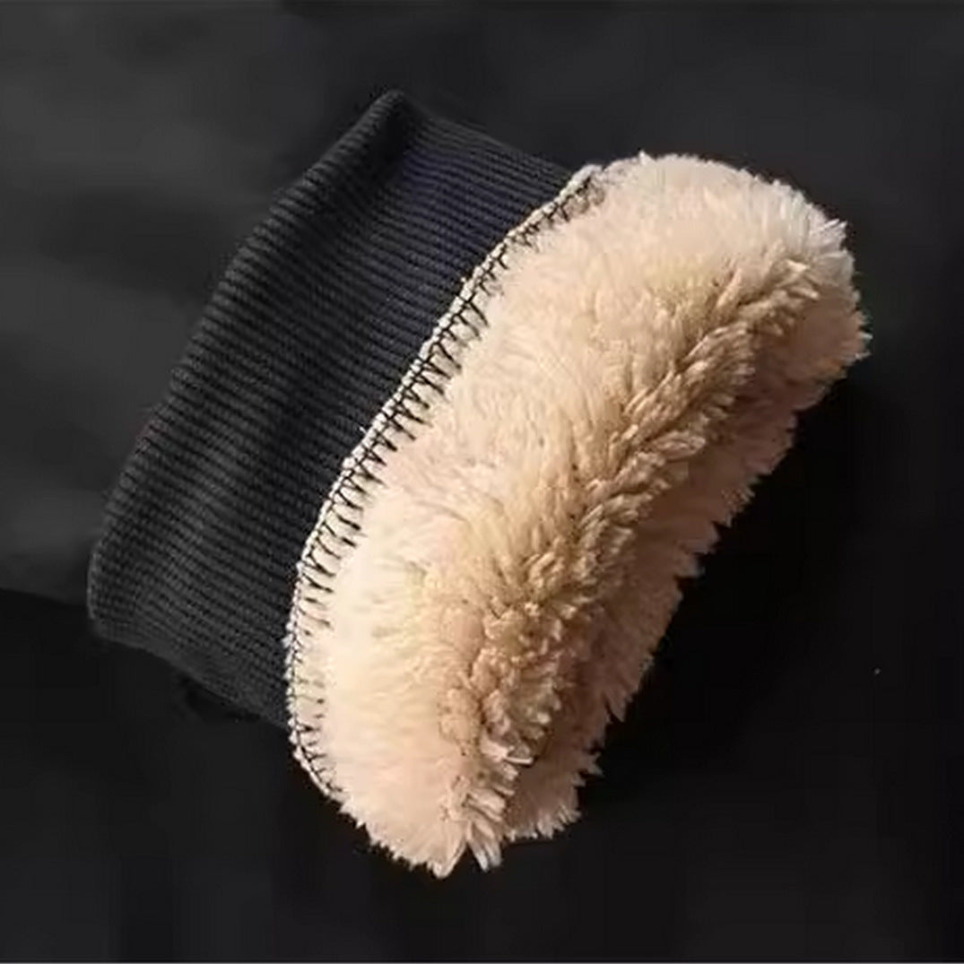 Herren Gefüttertes Rundhals-Sweatshirt mit Teddyfutter & gerippten Bündchen Shop Nory