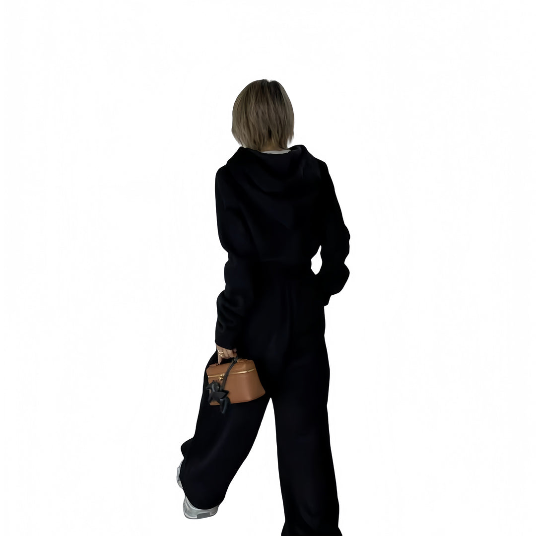 Damen Kapuzen-Sweatjacke mit Teddyfutter, Reißverschluss und Kordelzug Shop Nory