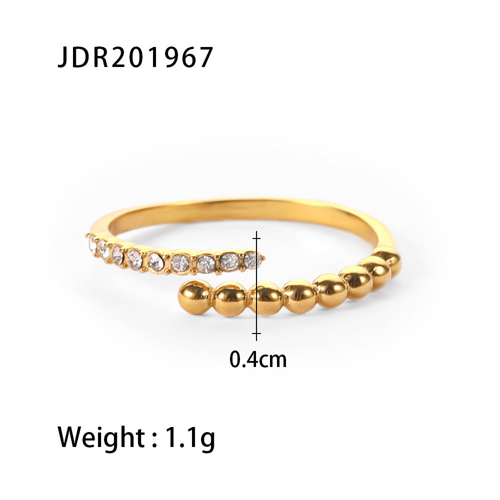 Damen Glitzernder Ring mit elegantem Design Shop Nory