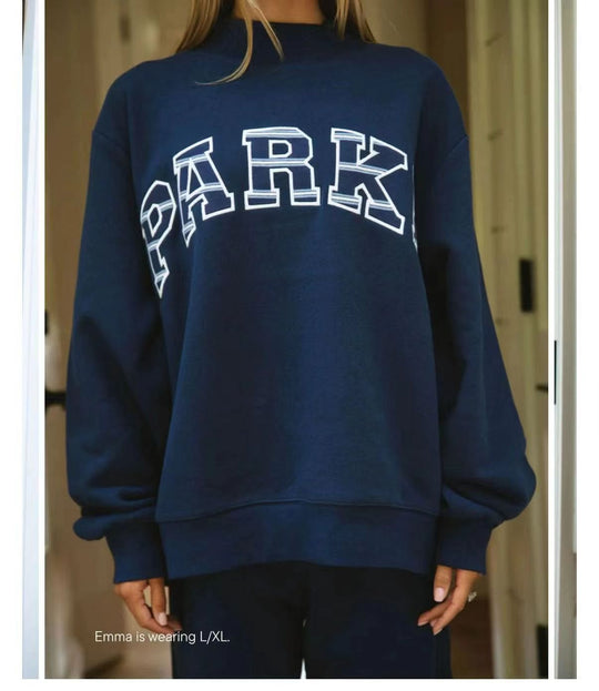 Damen Gemütliches Freizeit-Set mit Oversize kurz geschnittenem Sweatshirt und elastischen Baumwoll-Shorts Shop Nory
