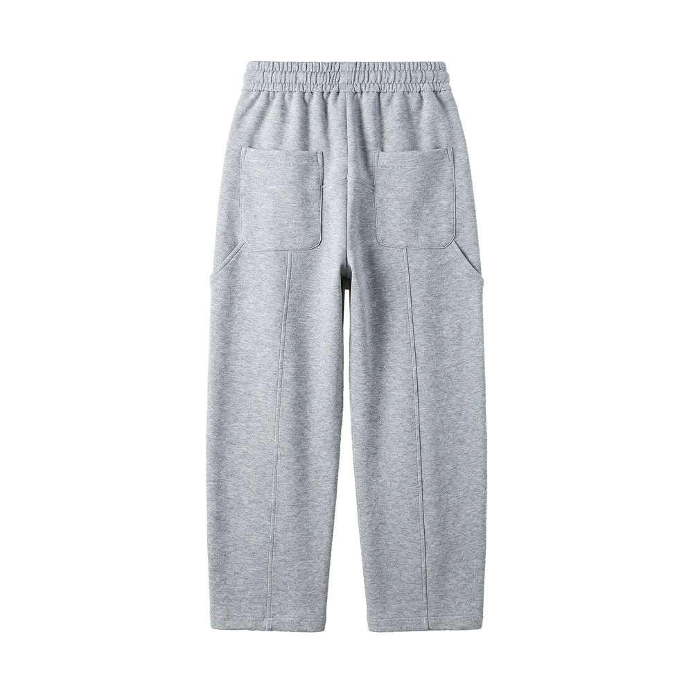 Damen Kurzgeschnittene Sweathose mit elastischem Bund und Ziernähten Shop Nory