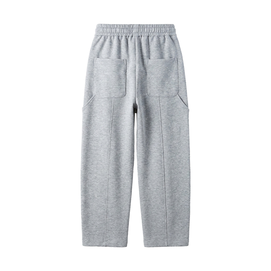 Damen Kurzgeschnittene Sweathose mit elastischem Bund und Ziernähten Shop Nory