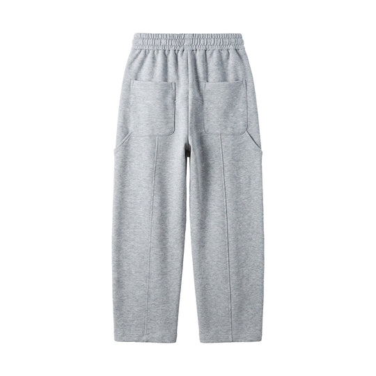 Damen Kurzgeschnittene Sweathose mit elastischem Bund und Ziernähten Shop Nory
