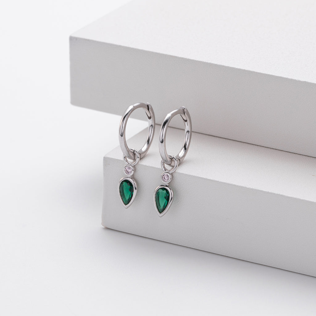 Damen Ohrhänger mit edlen Zirkondetails und hochwertigem 925 Sterling Silber Shop Nory