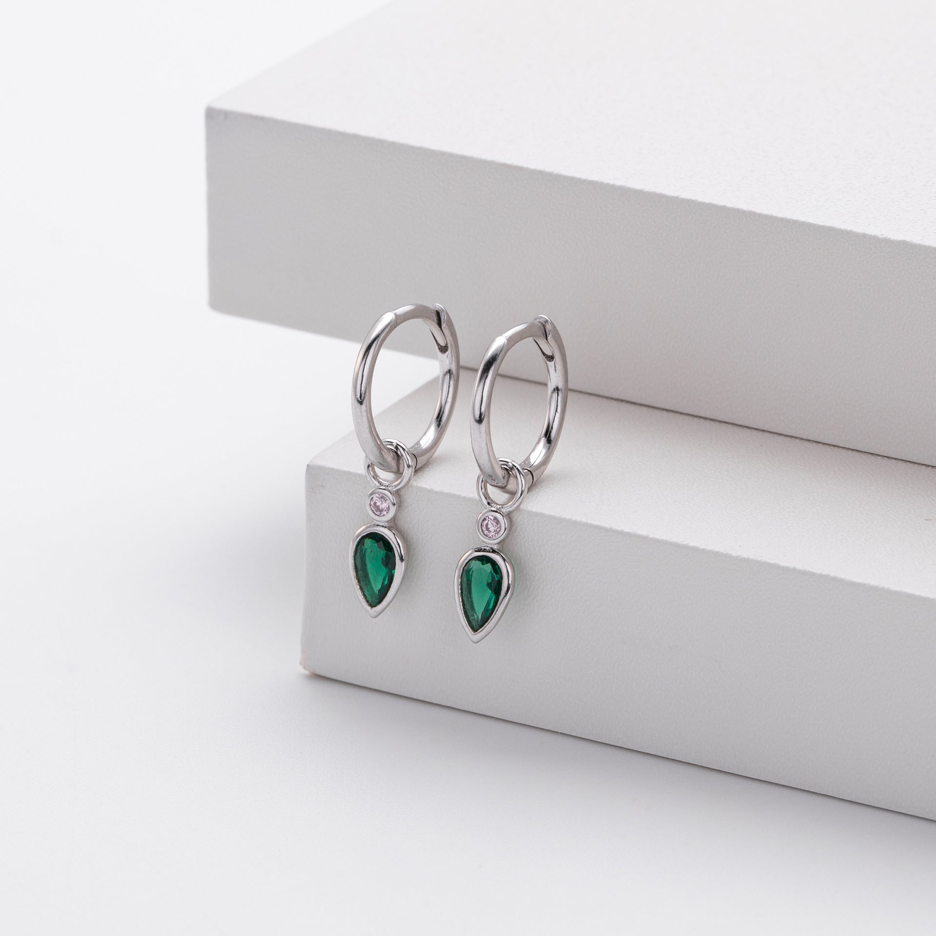 Damen Ohrhänger mit edlen Zirkondetails und hochwertigem 925 Sterling Silber Shop Nory