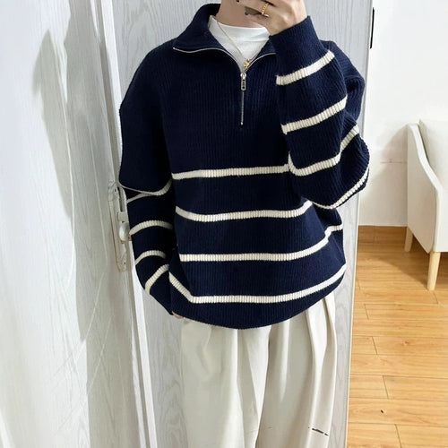 Damen Oversized Pullover mit Reißverschluss Shop Nory