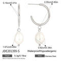 Damen Ohrhänger mit eleganten Perlenakzenten und hypoallergener Edelstahlverarbeitung Shop Nory