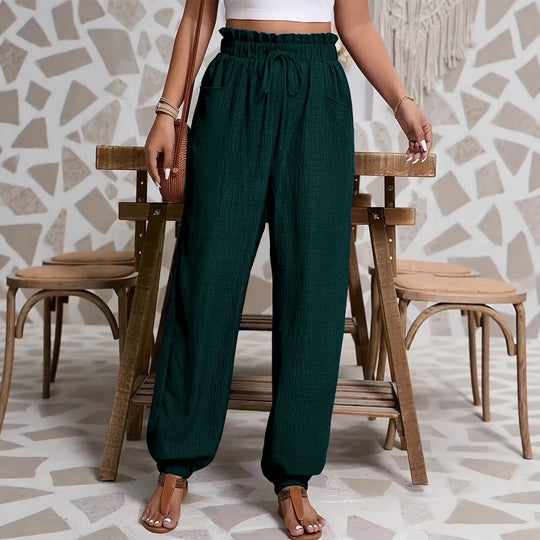 Damen weite Paperbag-Hose Shop Nory