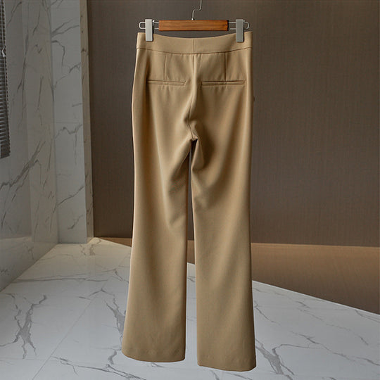 Damen Elegante und bequeme High-Waist Trousers Shop Nory