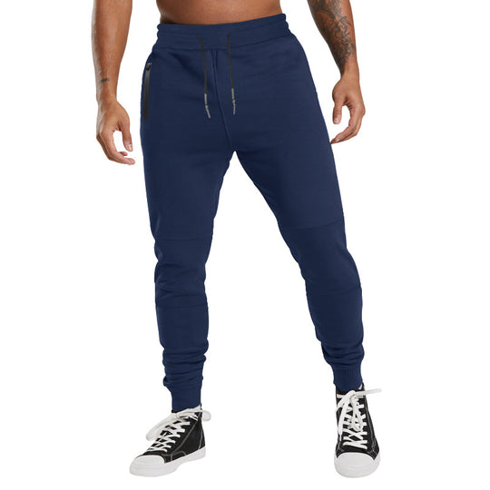 Herren Performance‑Tapered Joggerhose mit Reißverschluss‑Eingrifftaschen, elastischem Bund & gerippten Knöchelbündchen Shop Nory