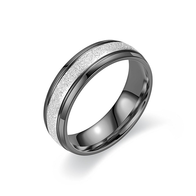Herren Ring mit eleganter, strukturierter Oberfläche und funkelndem Akzent Shop Nory