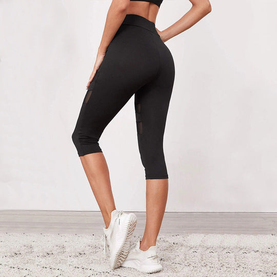 Damen Fitness-Leggings mit innovativen Mesh-Einsätzen