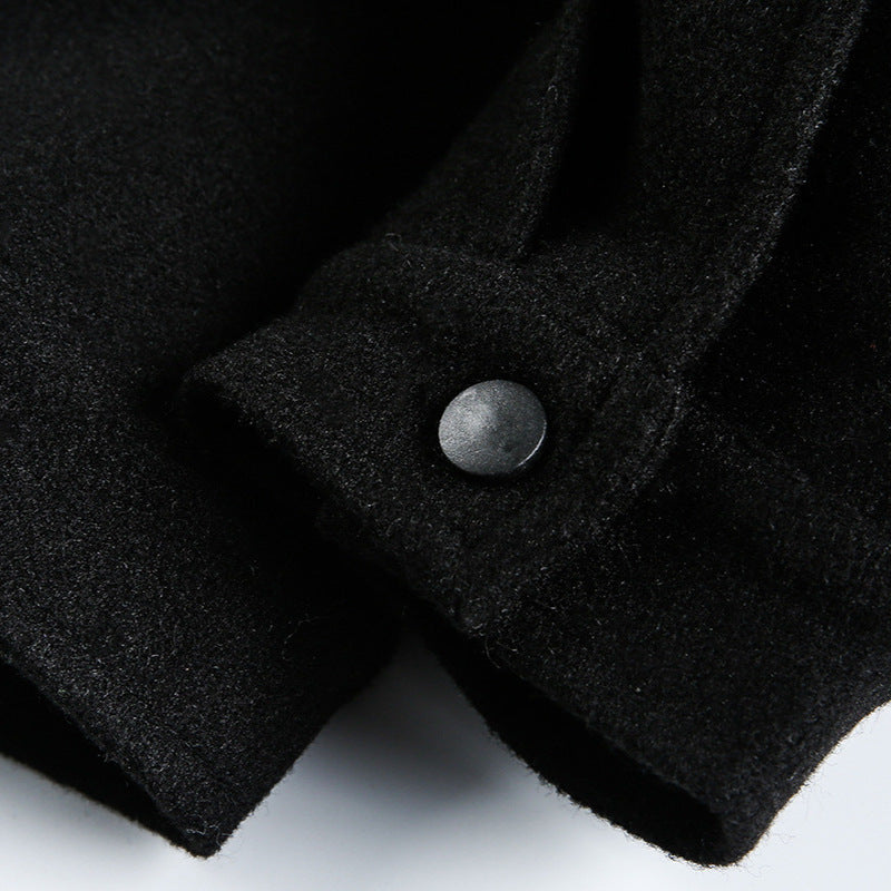 Herren Boxy-Bomberjacke mit Teddykragen, gefütterten Eingrifftaschen und elastischem Saum Shop Nory