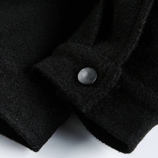 Herren Boxy-Bomberjacke mit Teddykragen, gefütterten Eingrifftaschen und elastischem Saum Shop Nory