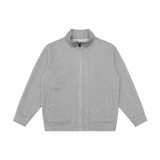 Unisex Boxy-Fleece-Zipjacke mit Stehkragen und Eingrifftaschen Shop Nory