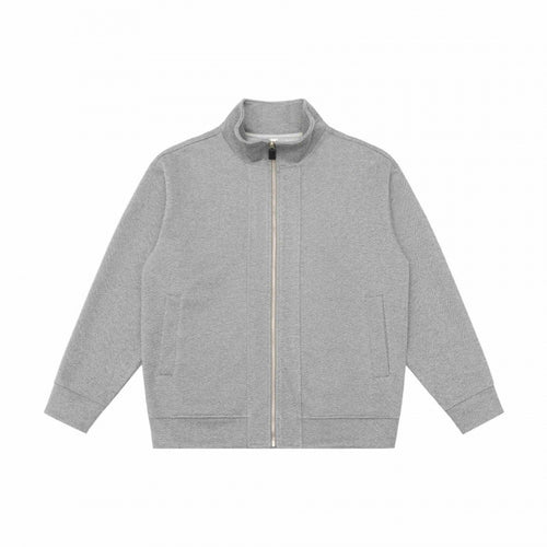 Unisex Boxy-Fleece-Zipjacke mit Stehkragen und Eingrifftaschen Shop Nory