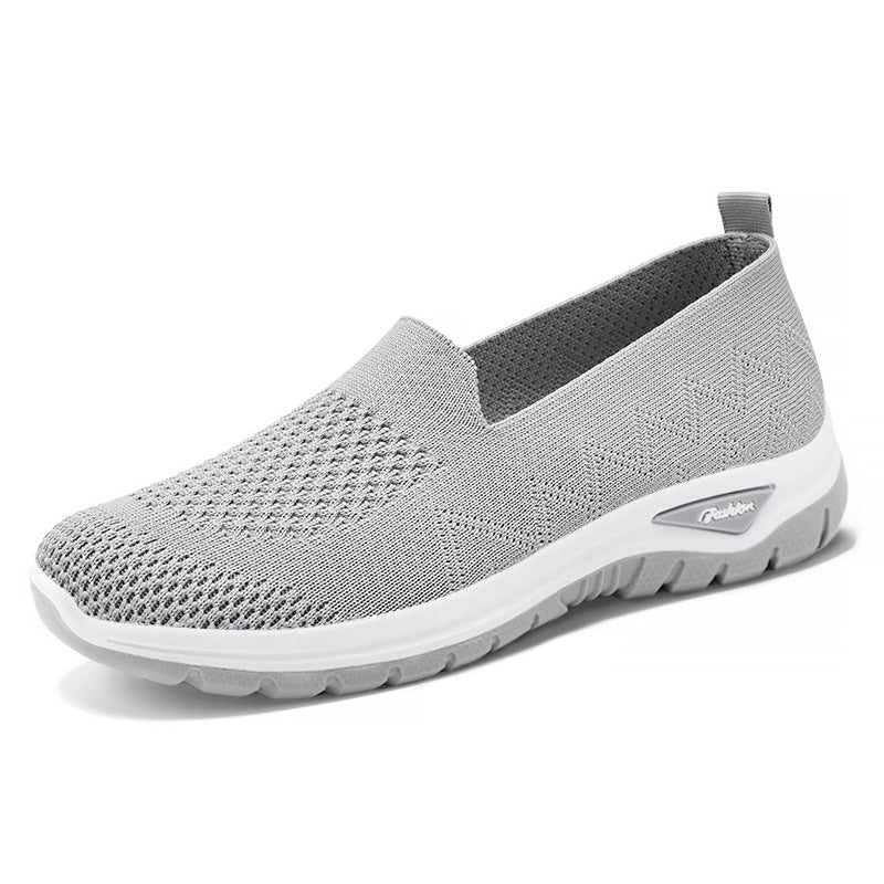 Damen nan nahtloser Strick-Slip-On mit gepolstertem Memory-Fußbett und flexibler Profillaufsohle Shop Nory