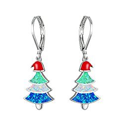 Damen Weihnachtsbaum Ohrringe Shop Nory