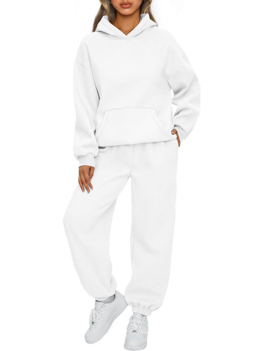 Damen nan kuscheliges oversized Hoodie und Jogginghose Lounge Set aus Baumwollmischung Shop Nory