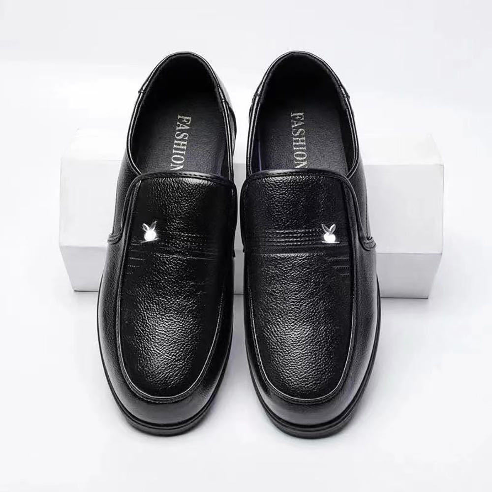Herren Eleganter Lederoptik-Slipper mit rutschfester Profilsohle Shop Nory